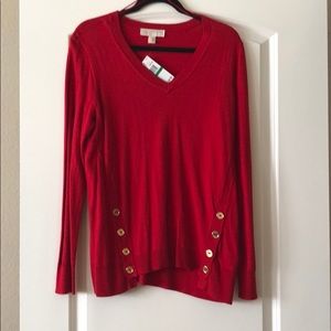 Michael Kors V neck sweater.